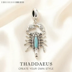 Scorpion Charms Pendant Europe Jewelry Accessories 925 Sterling Silver Gift For Women Men