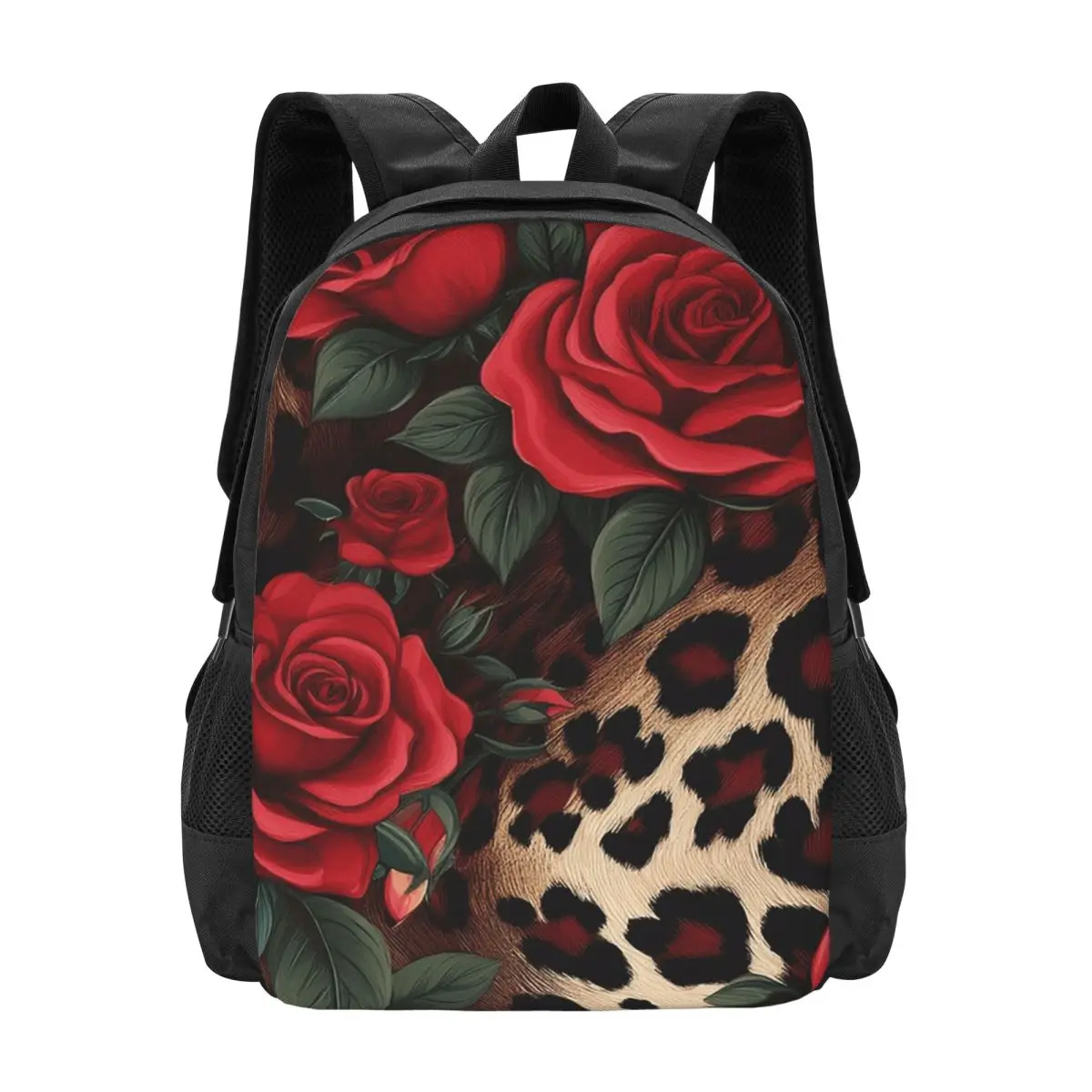 Rosaroter Rucksack mit Leopardenmuster, heißer Verkauf, Tagesrucksack, große Kapazität, Kinder-Büchertasche, Schultasche, Umhängetaschen für Männer und Frauen