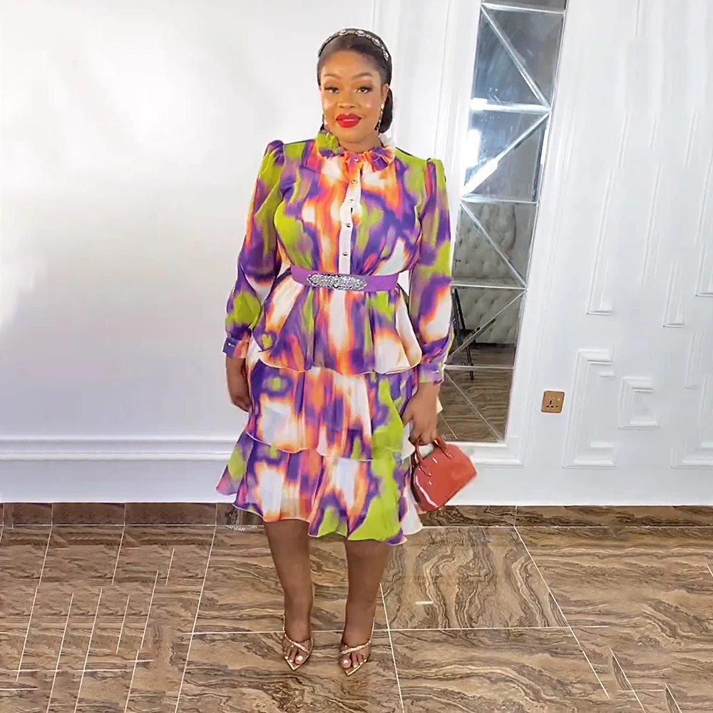 

Plus Size African Party Dresses for Women 2025 New Fashion Dashiki Ankara Wedding Evening Gown Elegant Turkey Muslim Maxi Dress