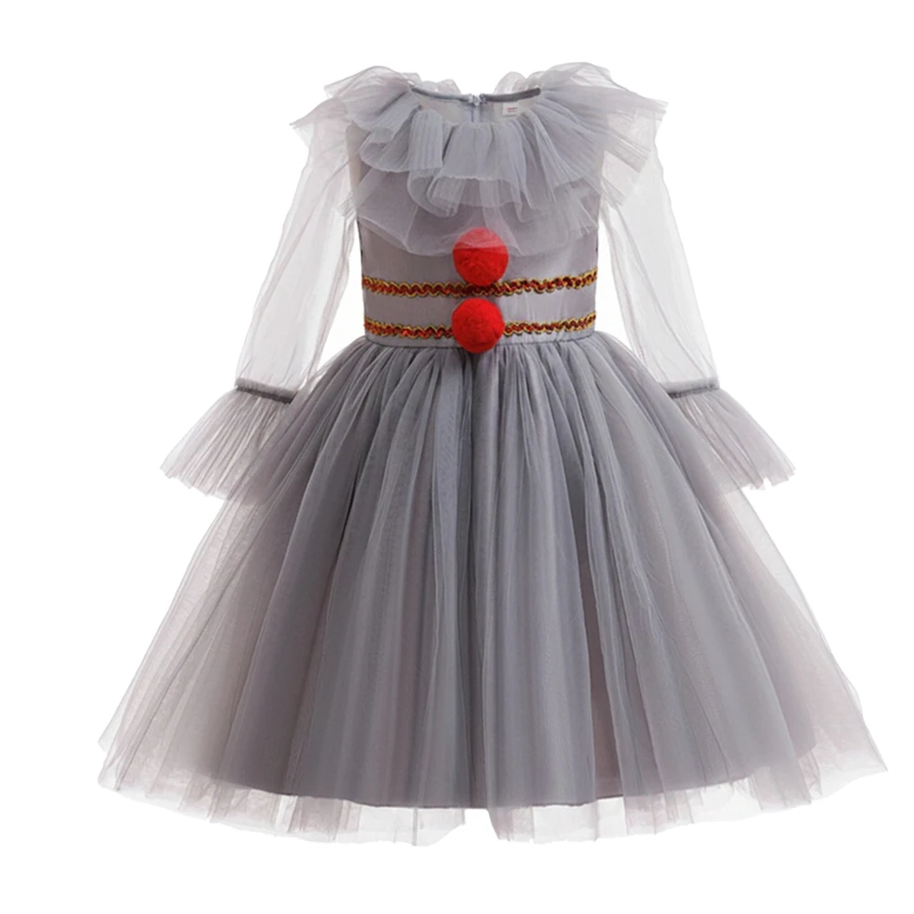 2026 Girls Witch Tutu Dress Halloween Cosplay With Hat Costume Carnival Vestidos Kids Party Cosplay Dress Children Costume image 6