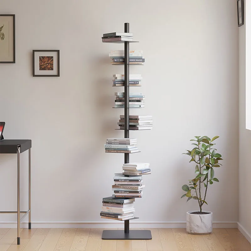 Zubehör Stehende Bücherregale Ecke Minimalistisches europäisches personalisiertes Bücherregal Display Aufbewahrung Prateleira Einzigartige Möbel