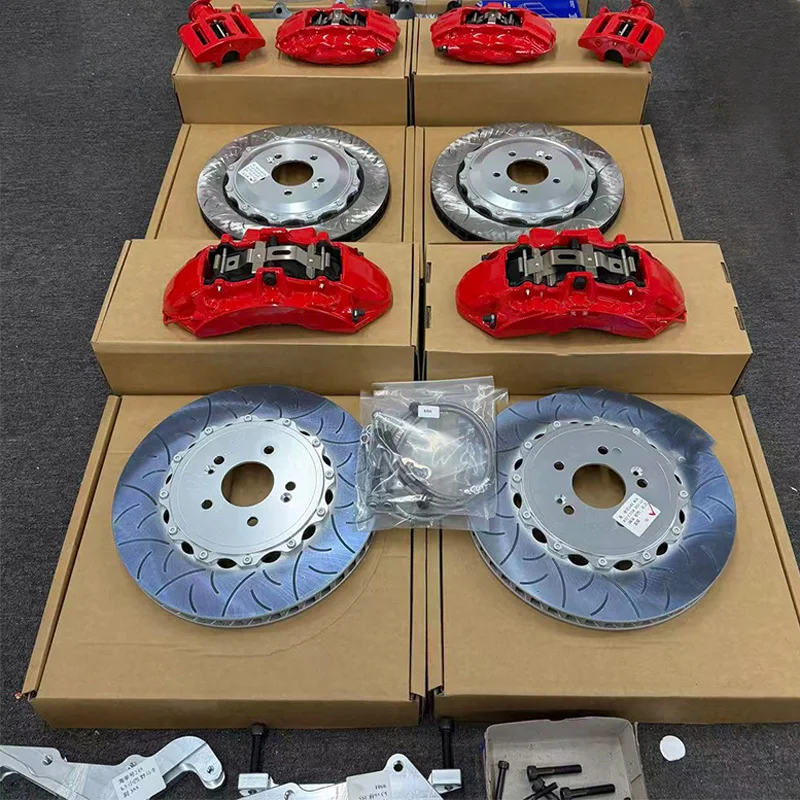 Front V6 Rear 4 Pot Big Caliper Kit Integrated Handbrake Cable Discs Pads RX8 Coupe Auto Car Sale Now