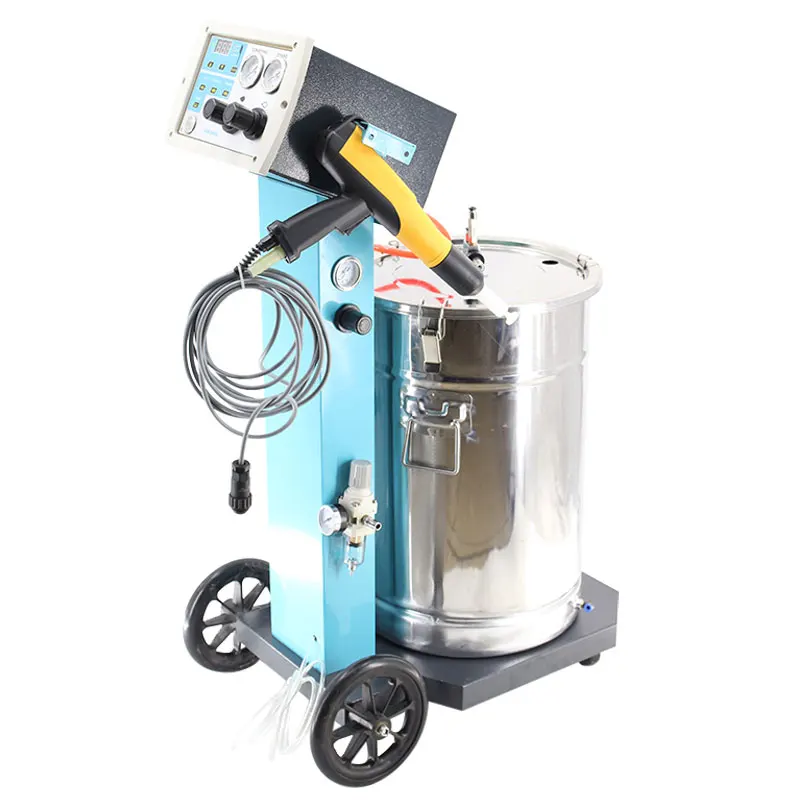 Industrial Powder Spray Intelligent Electrostatic Powder Coating Gun for Spraying Paint Metal Pump 30 Aluminum Provided 220v TT