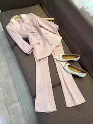 Donne ufficiali Prom Pant Suits donna elegante giacca Blazer cappotto top e pantaloni due pezzi set nuovi abiti coordinati Traf