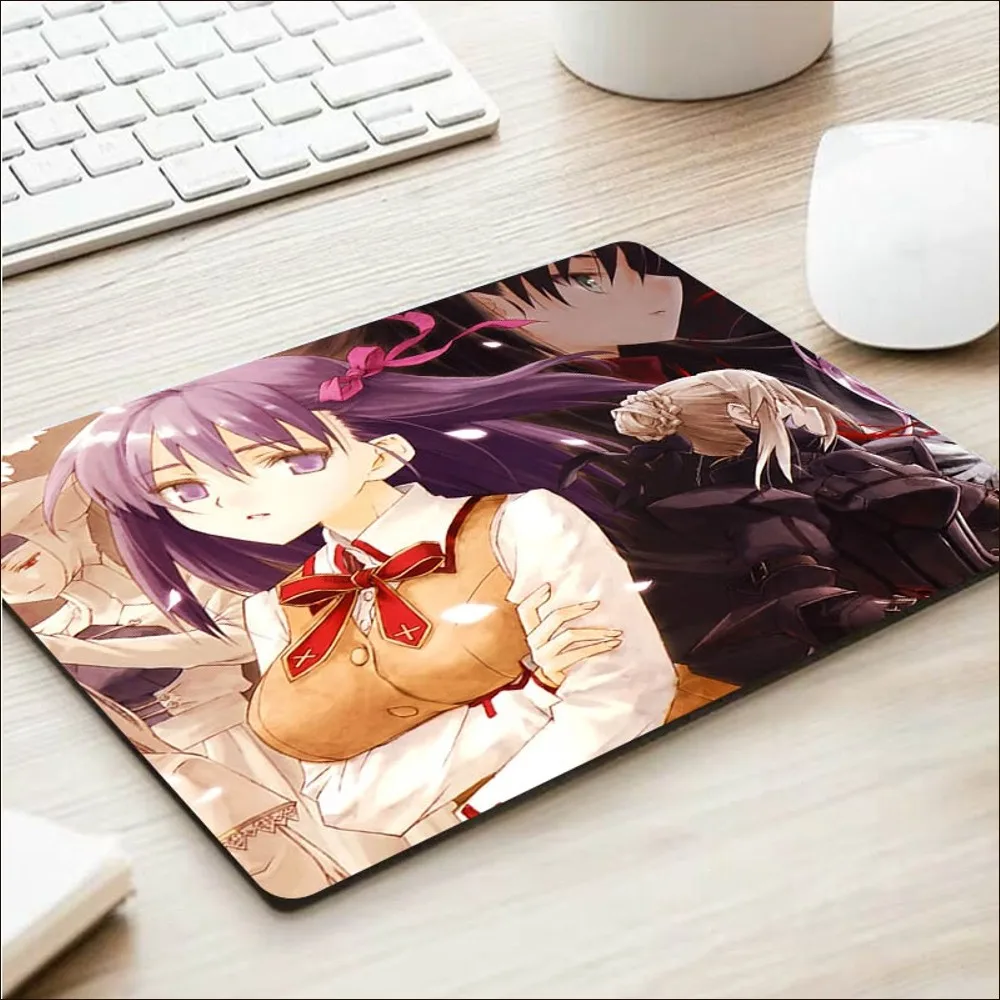 Fate Stay Night Anime Mousepad Fashion Unique Desktop Pad Game Mousepad Size For Customized Mouse Pad For CS GO PUBG