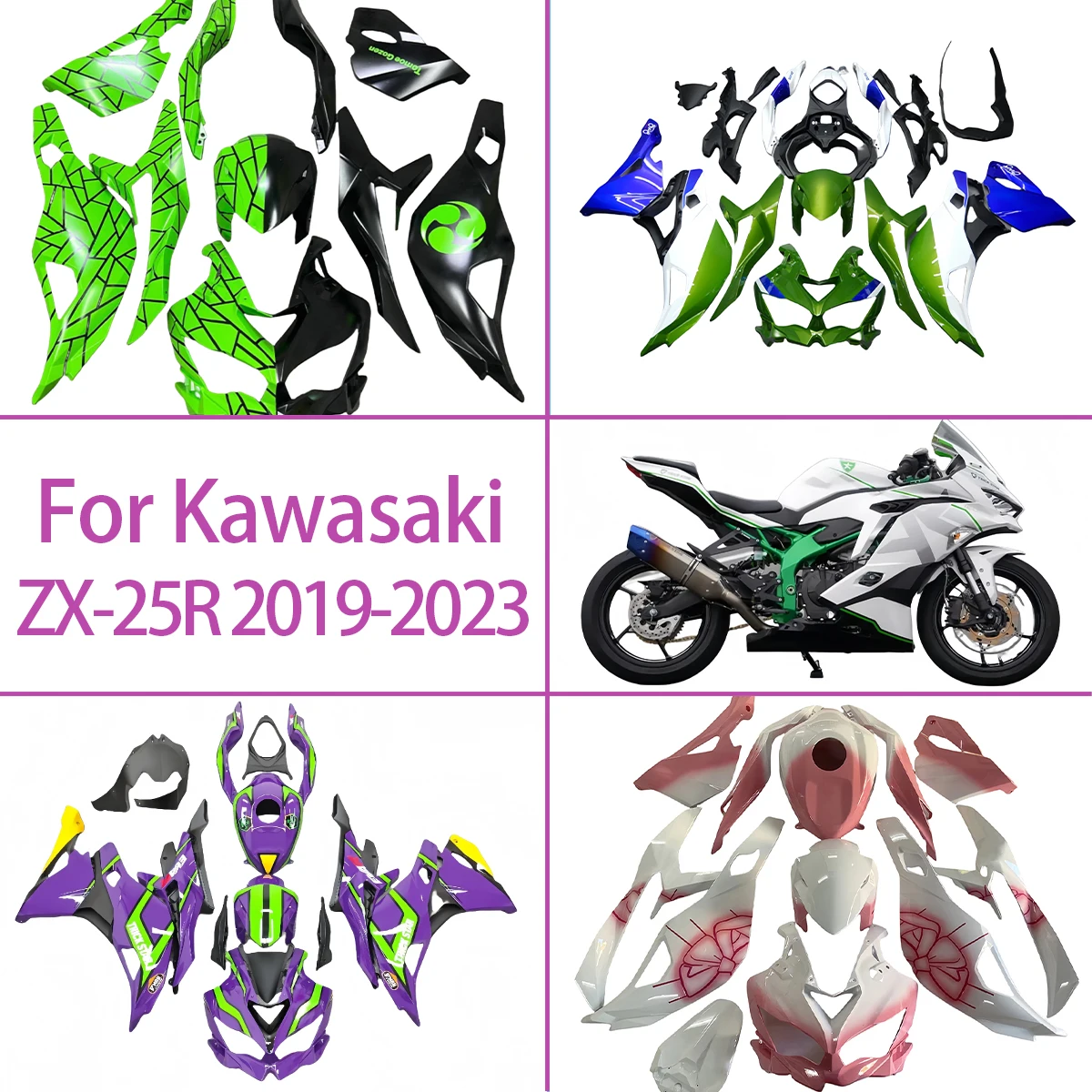 

ABS Fairings 2019-2023 ZX-25R Motorcycle Fairing Panels High Quality Custom Fit For Kawasaki 19-23 ZX-25R