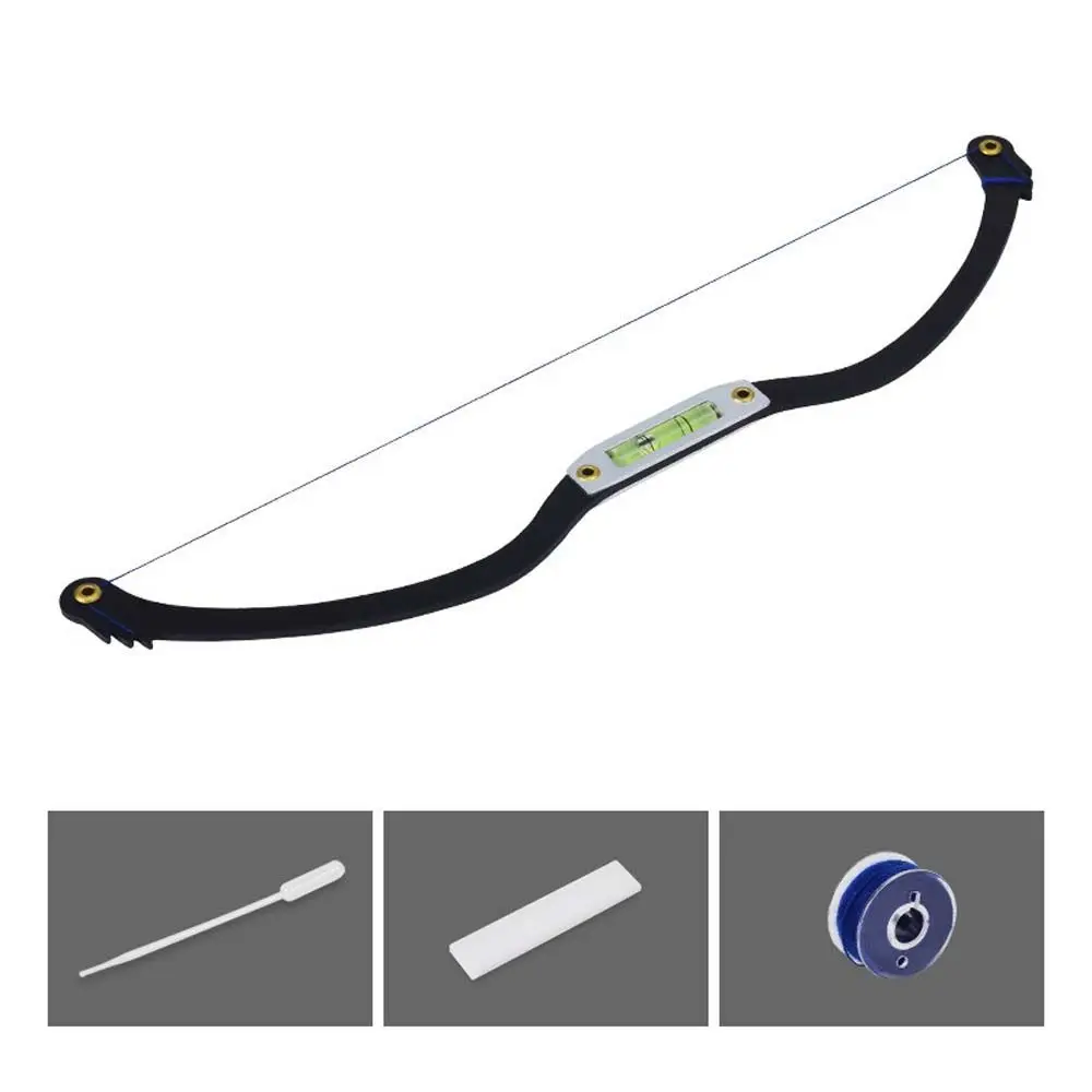 

Permannet Горизонтальная бусина PMU для картирования Линейка черной стрелы Линейка для макияжа Лук Измерительная веревка для бровей Линейка для картирования бровей