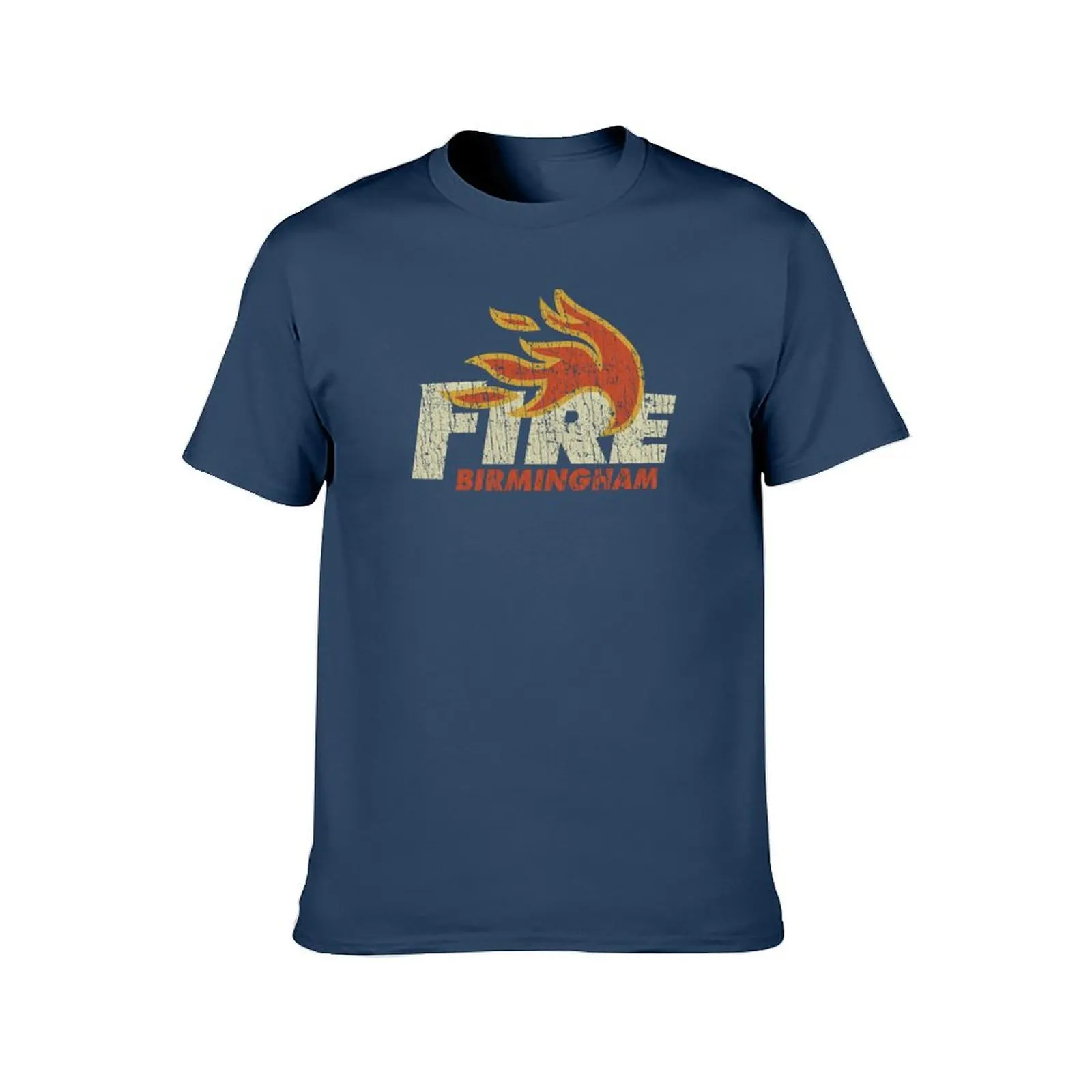 Birmingham Fire 1991 T-Shirt sweat vintage clothes Men's cotton t-shirt