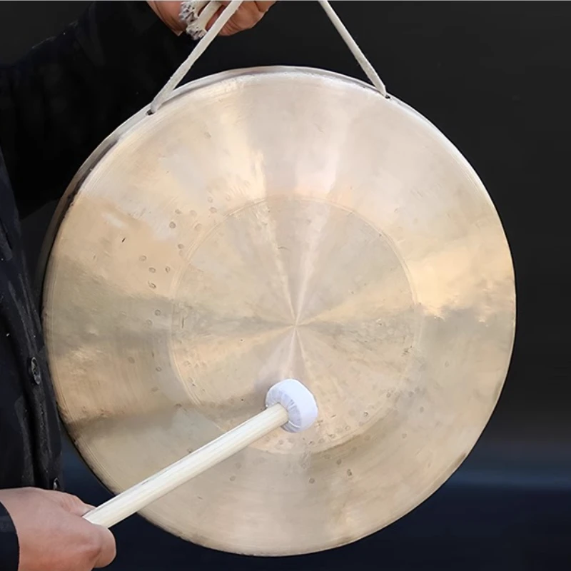 Copper Gong Adults Beginners Practice Portable Gong Sound Healing Meditation Gongs Professional Percussion Musical Instruments