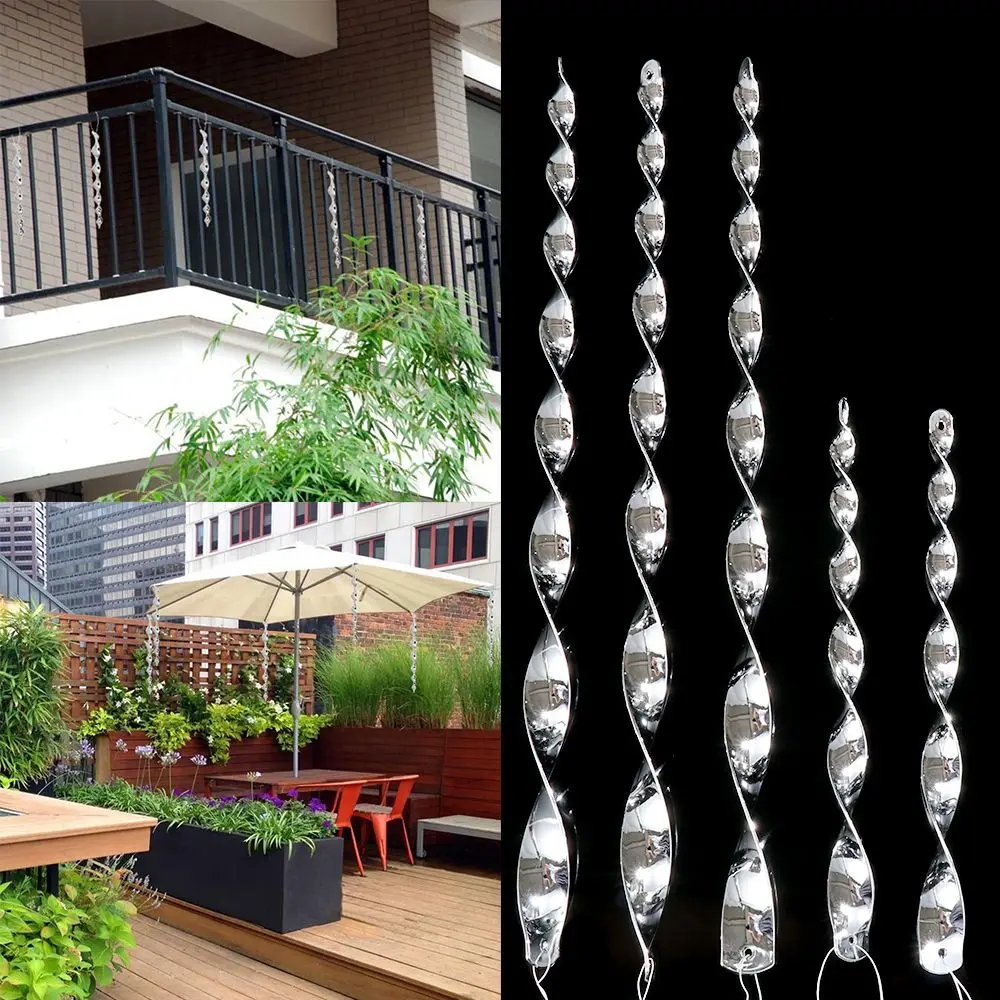 ساحة حديقة النباتات المحاصيل بستان حماية الطيور تخويف مكافحة الطيور جهاز طارد الطيور الدورية قضيب الطيور الثلاثية الأبعاد