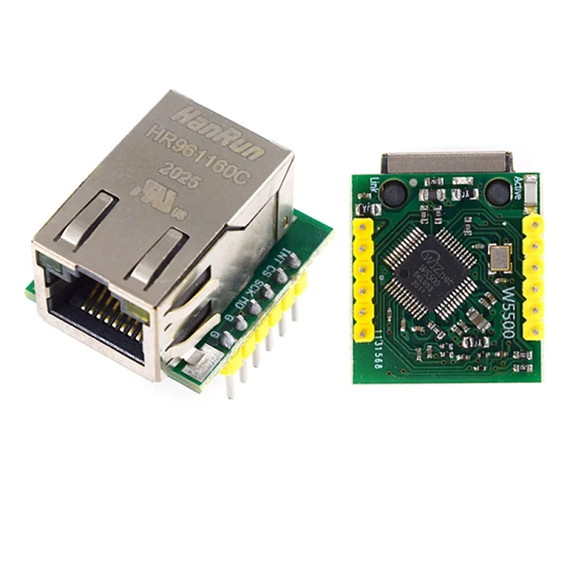 شريحة W5500 الجديدة SPI إلى LAN/محول إيثرنت TCP / IP 51 / STM32 برنامج التحكم الدقيق
