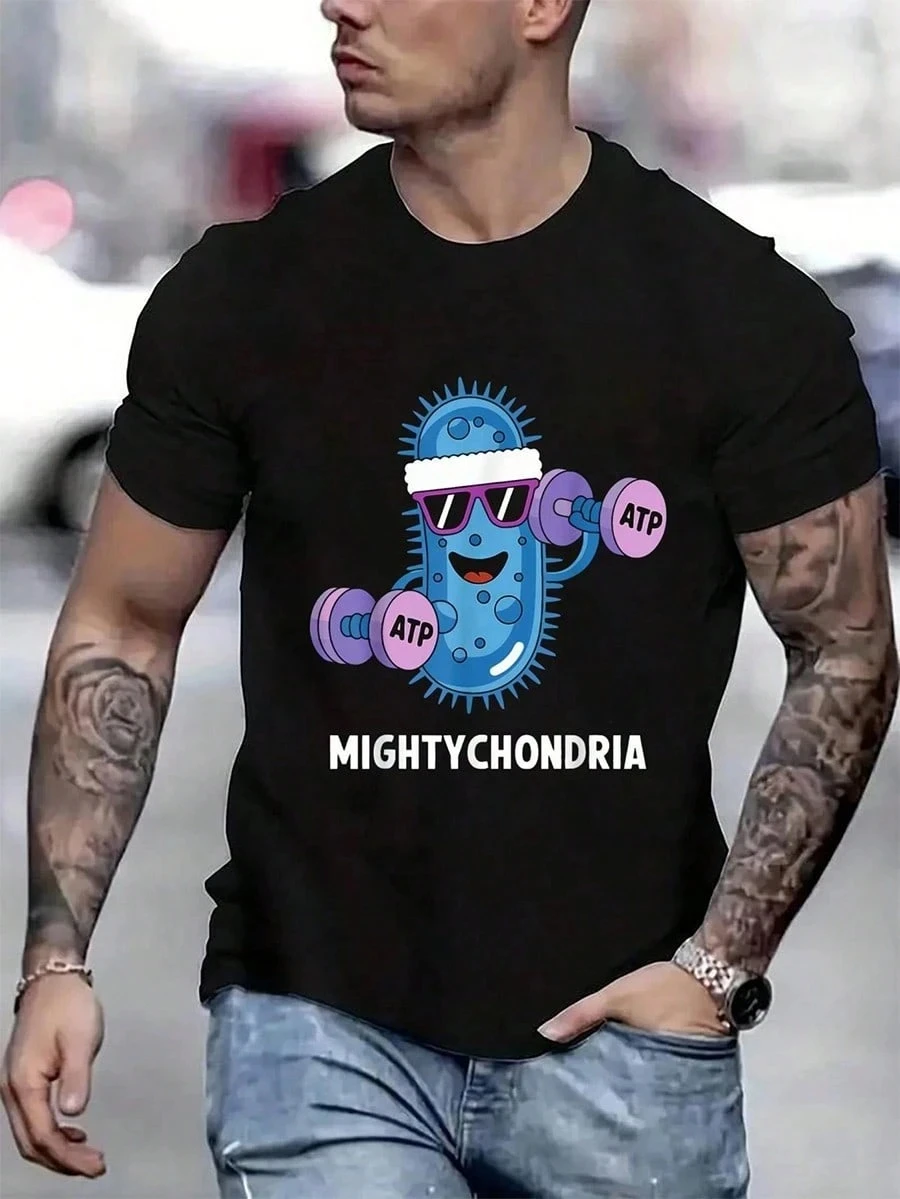 Cotton Costume T-Shirt Street Hip-Hop Style Men's T-Shirt Vintage Shirts Graphic Tees Band T Shirts Printed Men's T-Shirt Short