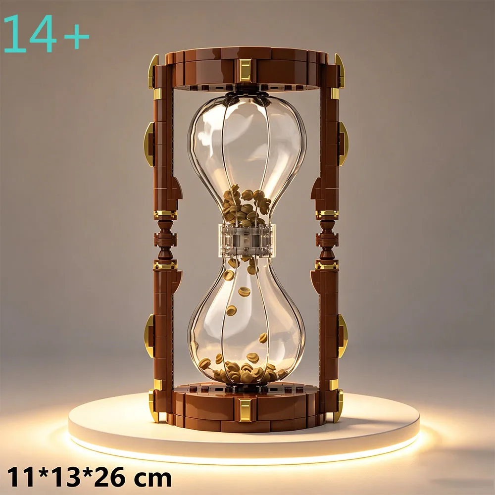 Moc Shop 403PCS MOC Hourglass Building Blocks Bricks Particles Toys Model Ornament Collection Festival Party Gifts