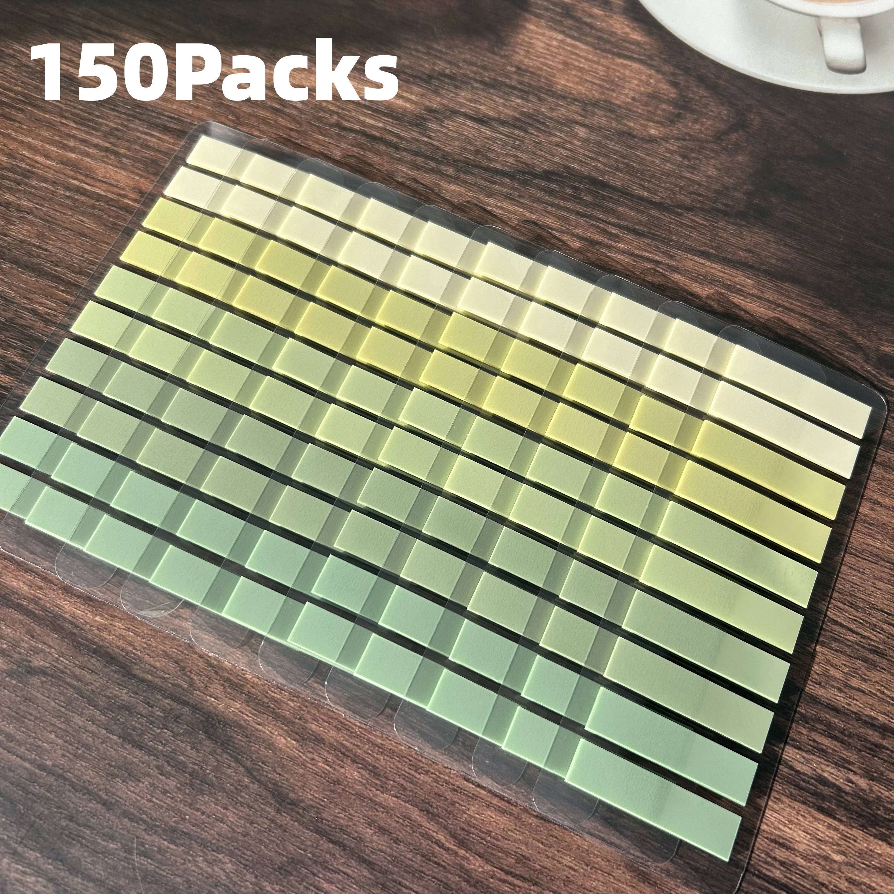 150 Packs Index Tabs Self Adhesive Page Markers Transparent Waterproof Sticky Notes Classify Files Flags Planner Stickers