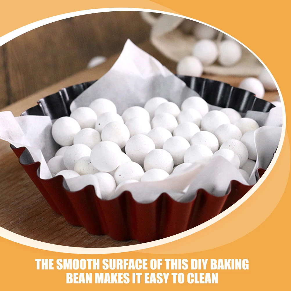 

Stone Steam Baking Beads Pie Reusable Ceramic Beans Insulated Food Jars Oven Clay Blind
