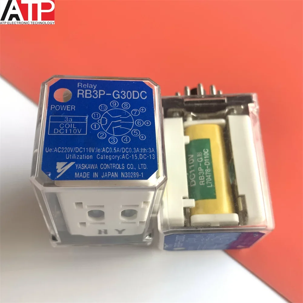 1PCS RB3P-G30DC-DC110V imported relay RB3P-G30DC DC110V genuine Original spot inventory