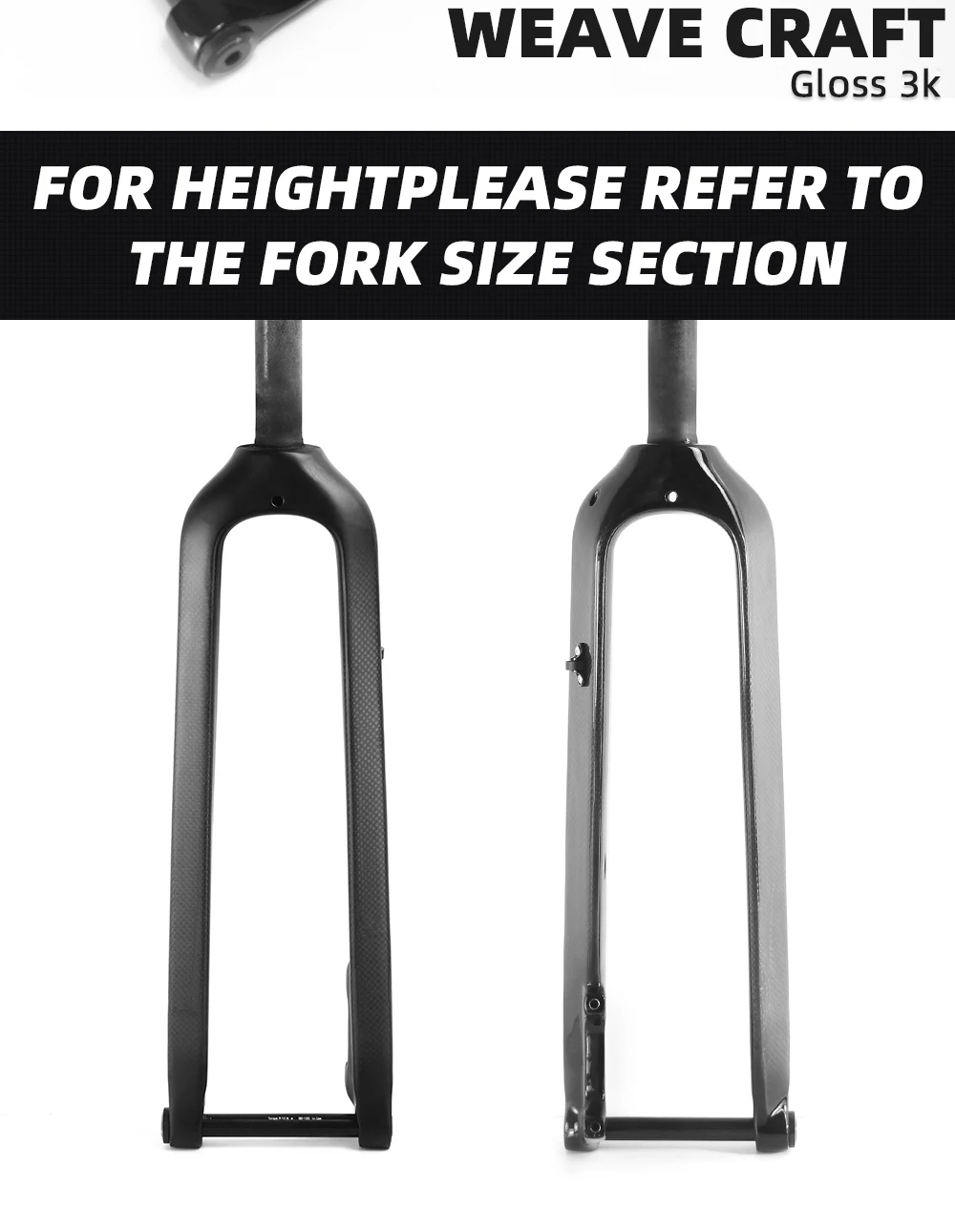 Java 3K Carbon MTB-Gabel, gerades Rohr 100/110 mm TA Steckachse, 26/27,5/29 Zoll MTB-Fahrradgabel – Detail 8