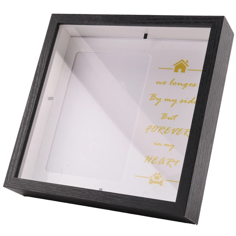 Pet Picture Frame Memorial - Dog Memorial Sentiment Frame - Pet Collar Frame Remembrance Black For Loss Of Dog Gifts