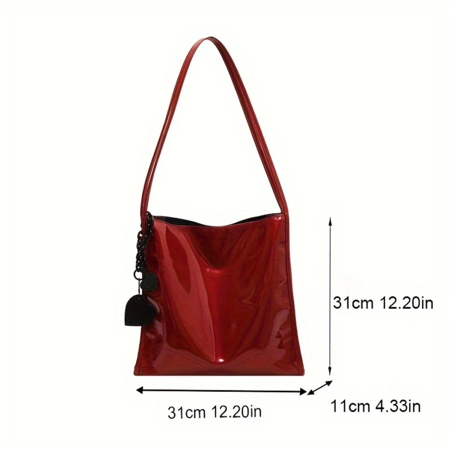 

Solid Color Shoulder Bag Women Lightweight Underarm Daily Evening bags for Silver purse Bolso para hombres