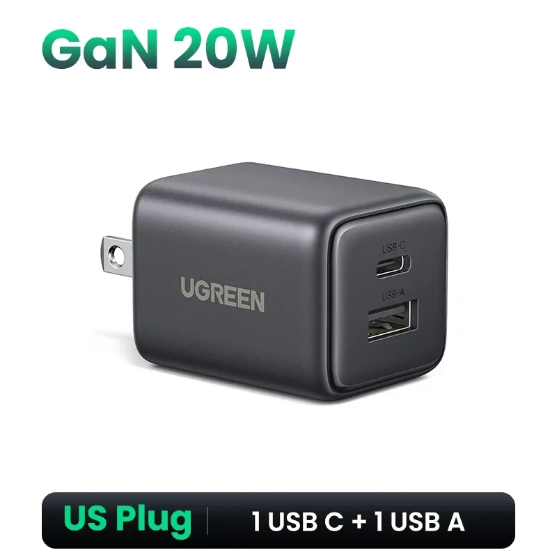 UGREEN 45W/30W/25W/20W GaN-lader PD3.0 PPS QC3.0 USB-C snellader voor Samsung S26 iPhone 17 16 15 Pro Max iPad Xiaomi tablet