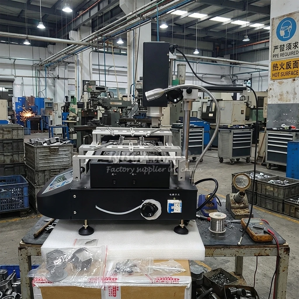 In Stock US Warehouse LY Hot Air BGA Rework Station for Motherboard Repairing Rework Station Soldering Machine 110V High Accuracy