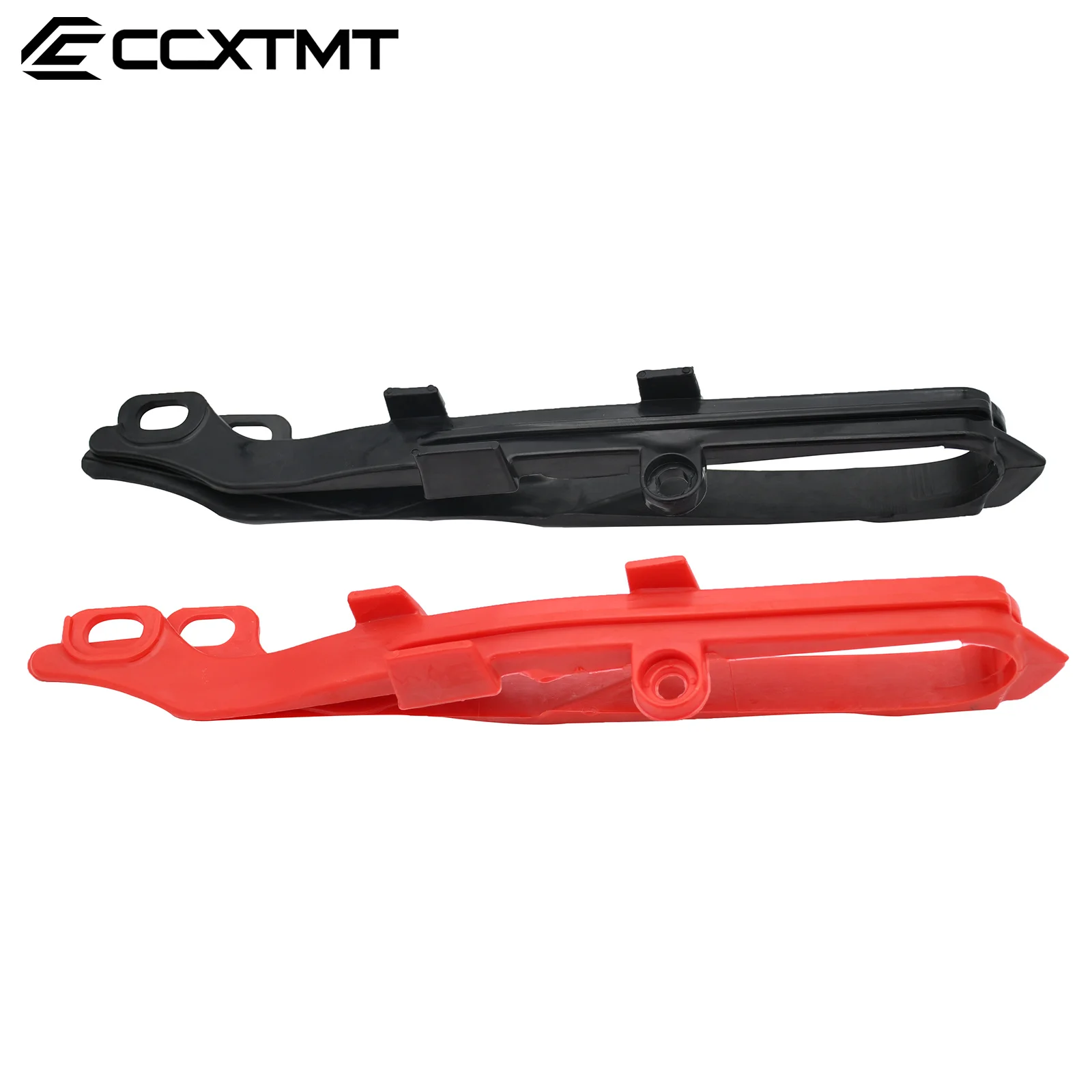 Motocykl czerwony i czarny łańcuch suwak przewodnik Swingarm dla Honda CR CRF CR125R CR250R CRF250R CRF250X CRF450R CRF450X 2000-2013