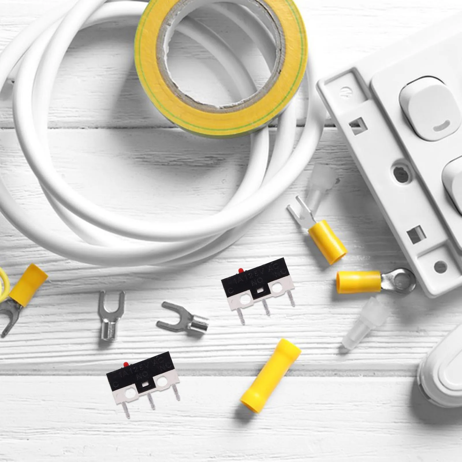 

50 шт. микро сменные концевые выключатели для дверного выключателя устройства, длительный срок службы, точное управление, электрическое промышленное использование