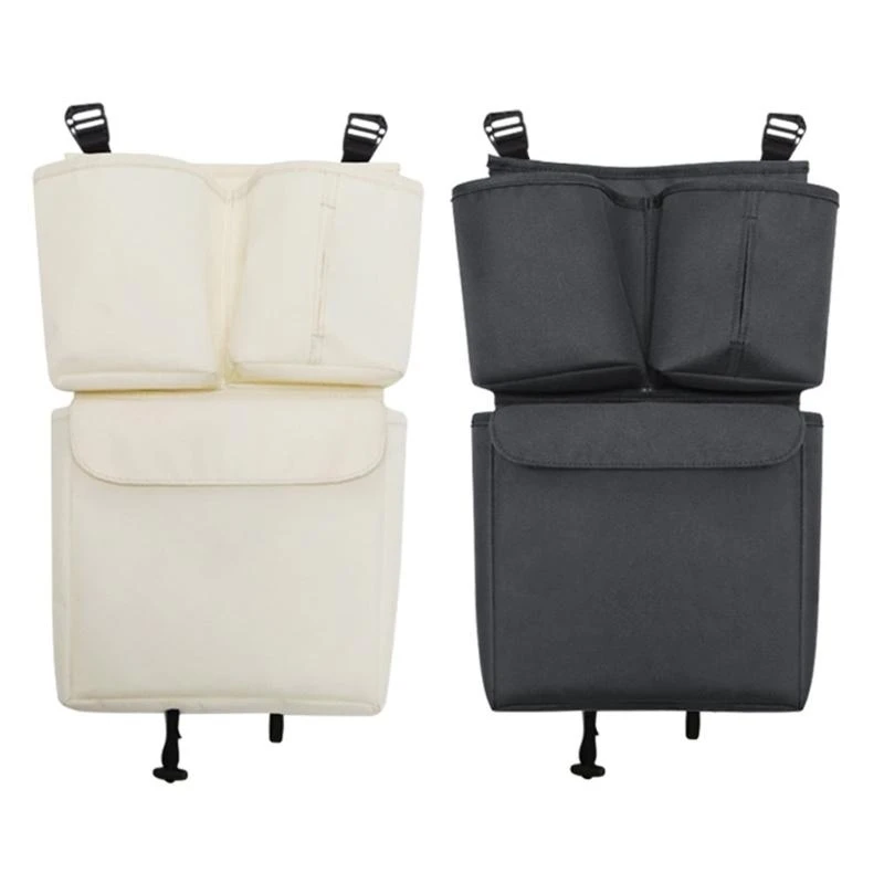 

Pram Hanging Bag Stroller Organizers Universal Compartment Storage Bag 4XBC