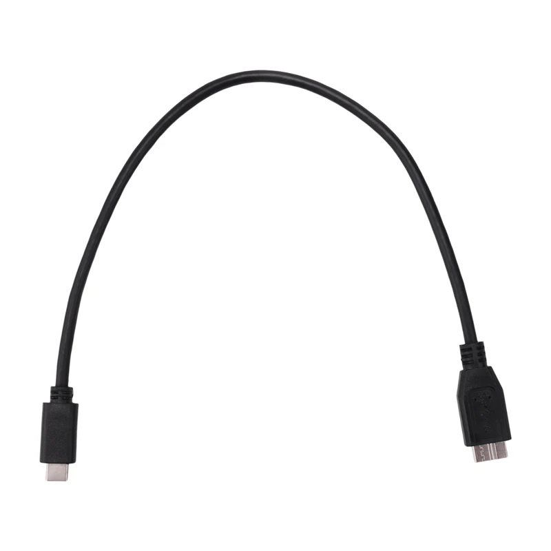 Hard Drive Cable,USB 3.1 Type-C Male To USB 3.0 Micro-B Male Data Cable For Tablet Phone