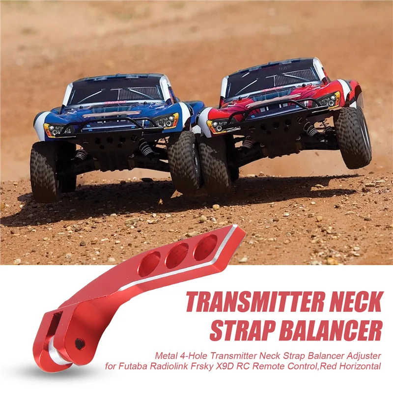Metal 4-Hole Transmitter Neck Strap Balancer Adjuster For Futaba Radiolink Frsky X9D RC Remote Control