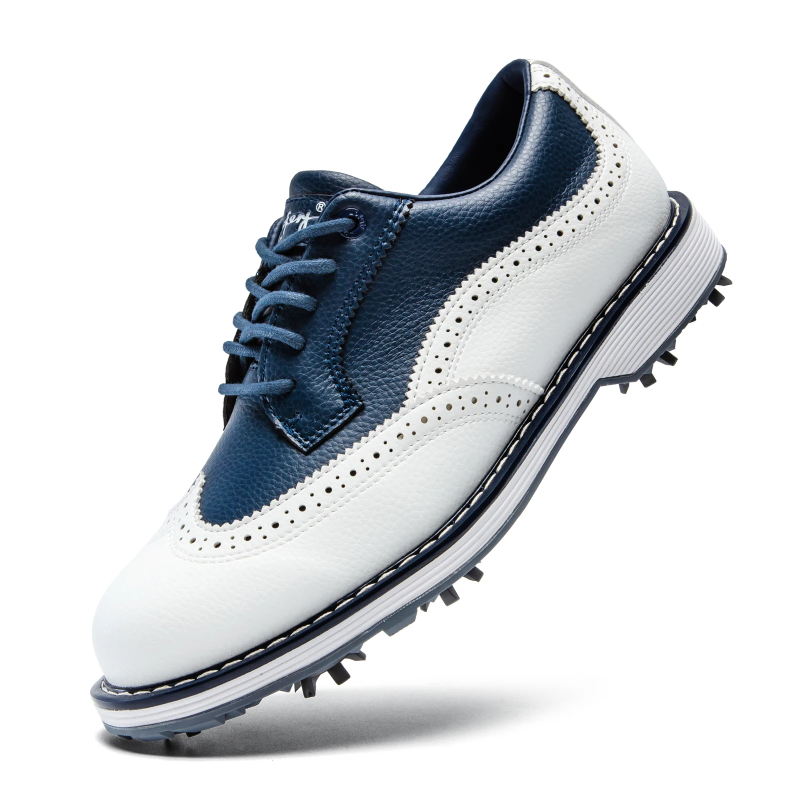 UOFEIY Softlite Professional Men's Golf Shoes Spiked Business Breathable Comfortable view 2