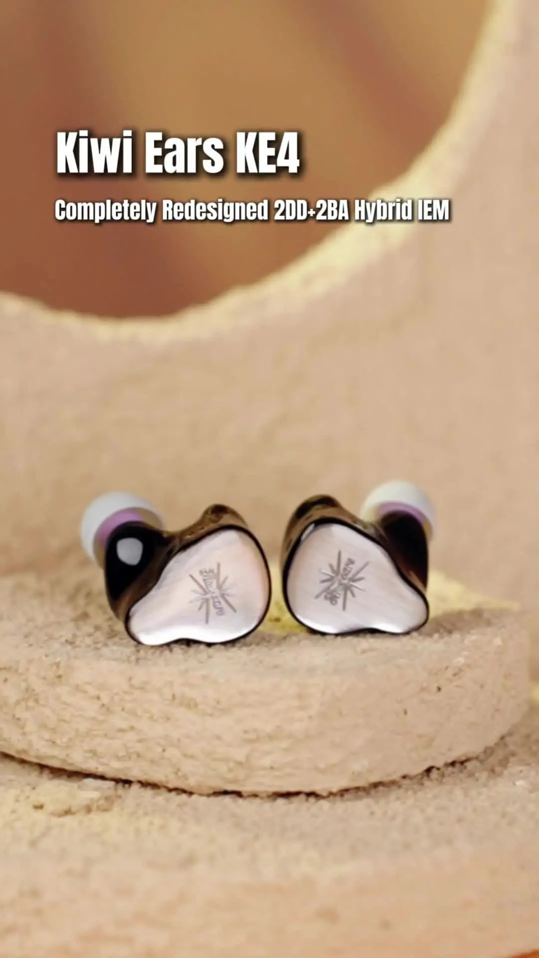 Kiwi Ears KE4 2DD+2BA Hybrid IEM Wired Earphones