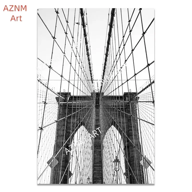 New York City Canvas Prints Statue of Liberty Posters and Prints Black and White Wall Art Pictures Living Room Decor