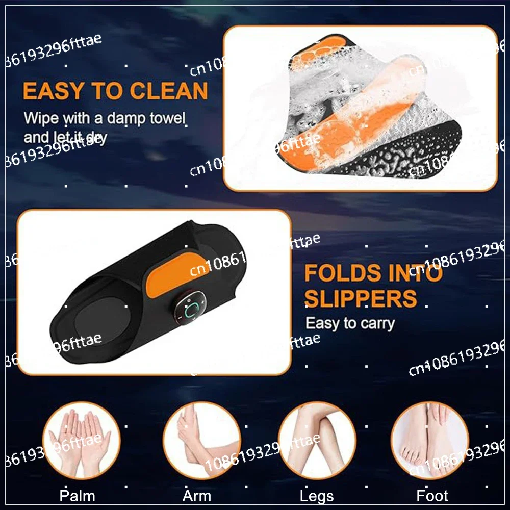 Foot Relaxation Foot Spa Machine Feet Massager Tools Circulation Electric Foot Massager Shoe EMS Pad Muscle Stimulation Massage