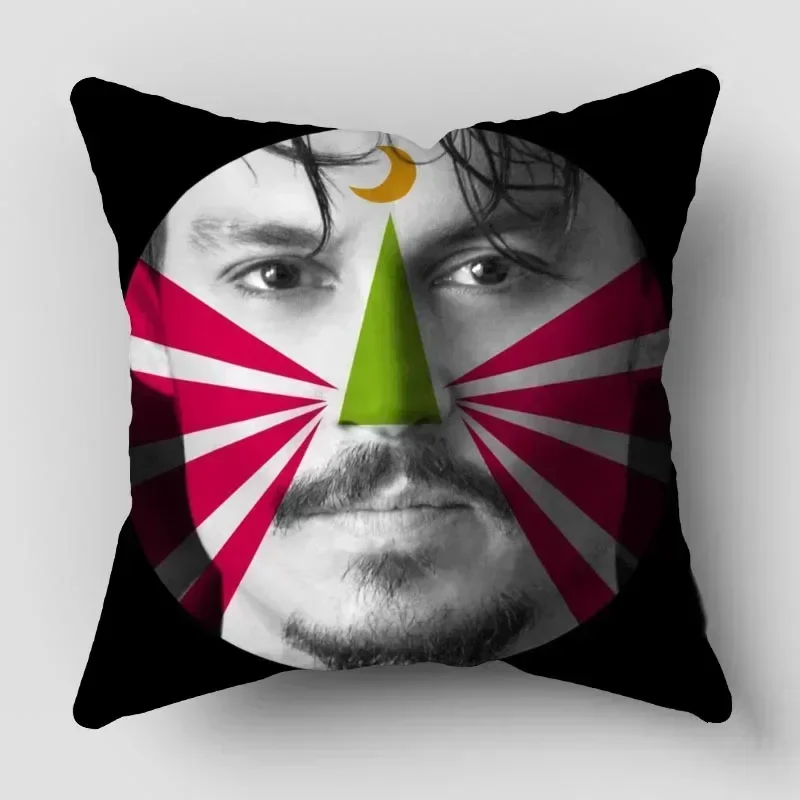 Johnny Depp Pillow Cover Customize Pillowcase Modern Home Decorative Pillow Case For Living Room