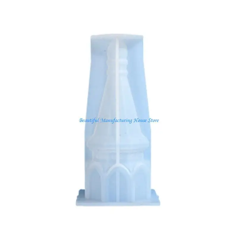 

E56A 1 Pc/5Pcs Castle Rings Holder Mold Resin Epoxy Silicone Mold Jewelry Casting