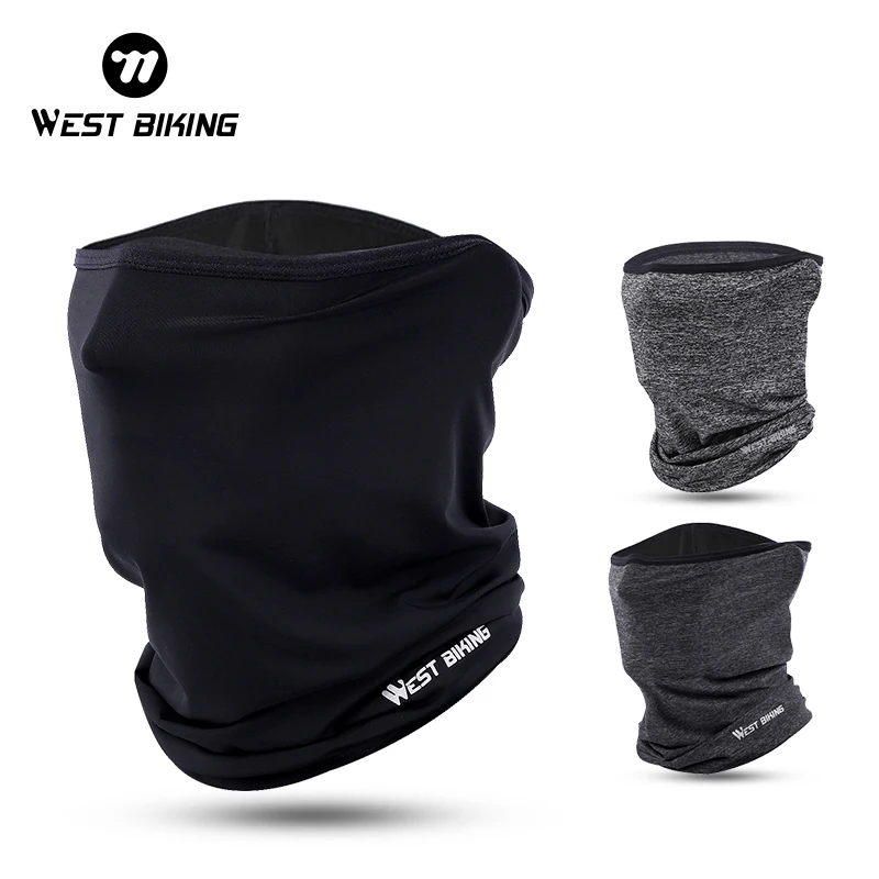 WEST BIKING Summer Anti-UV Cycling Mask Sunproof Breathable Half Face Mask Outdoor Sports Climbing Hiking Fishing Headwear Scarf