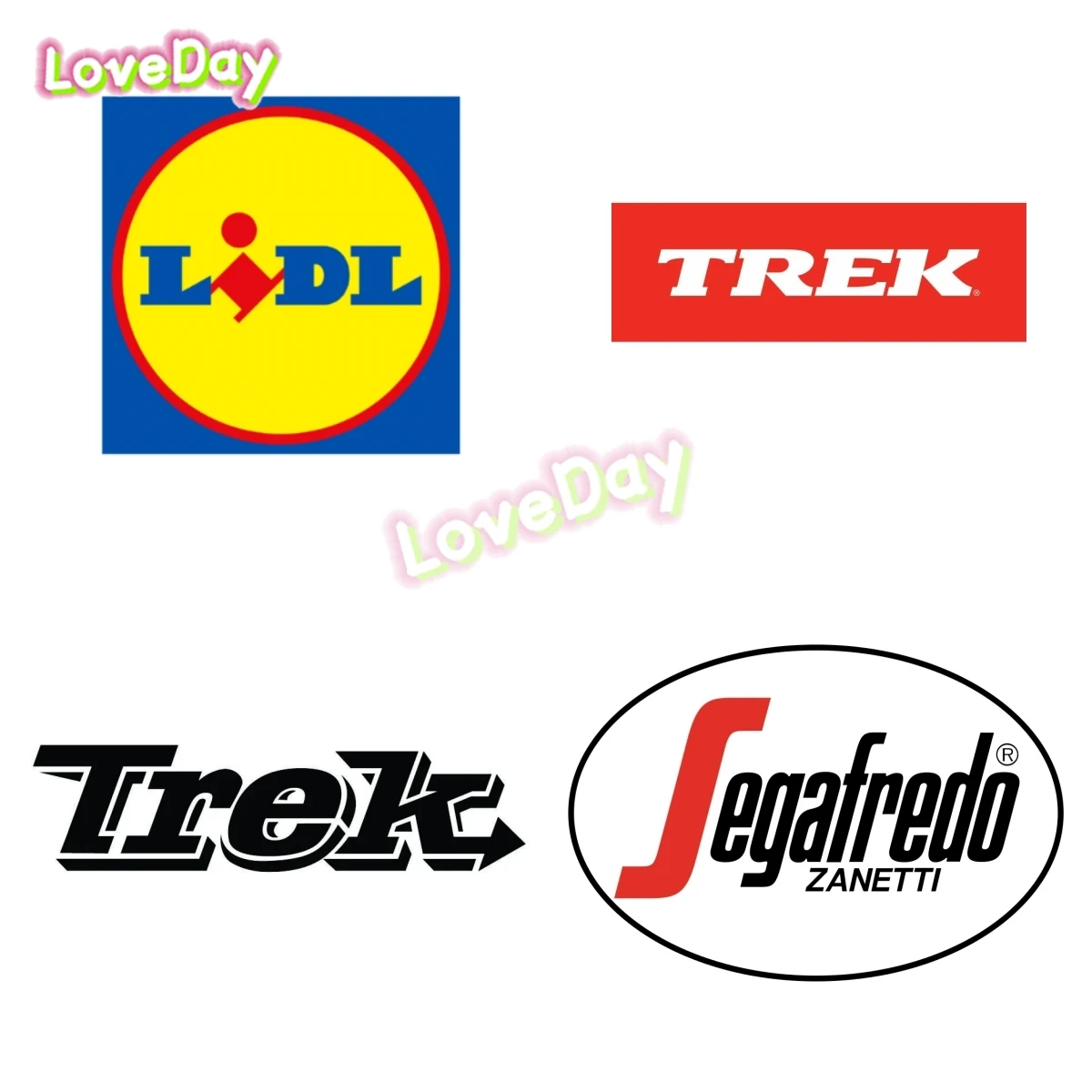‌Vinyl Lidl-Trek’s Bicycle Fleet Logo Sticker Decals Bike Frame Sponsorship Decoration Racing Decal