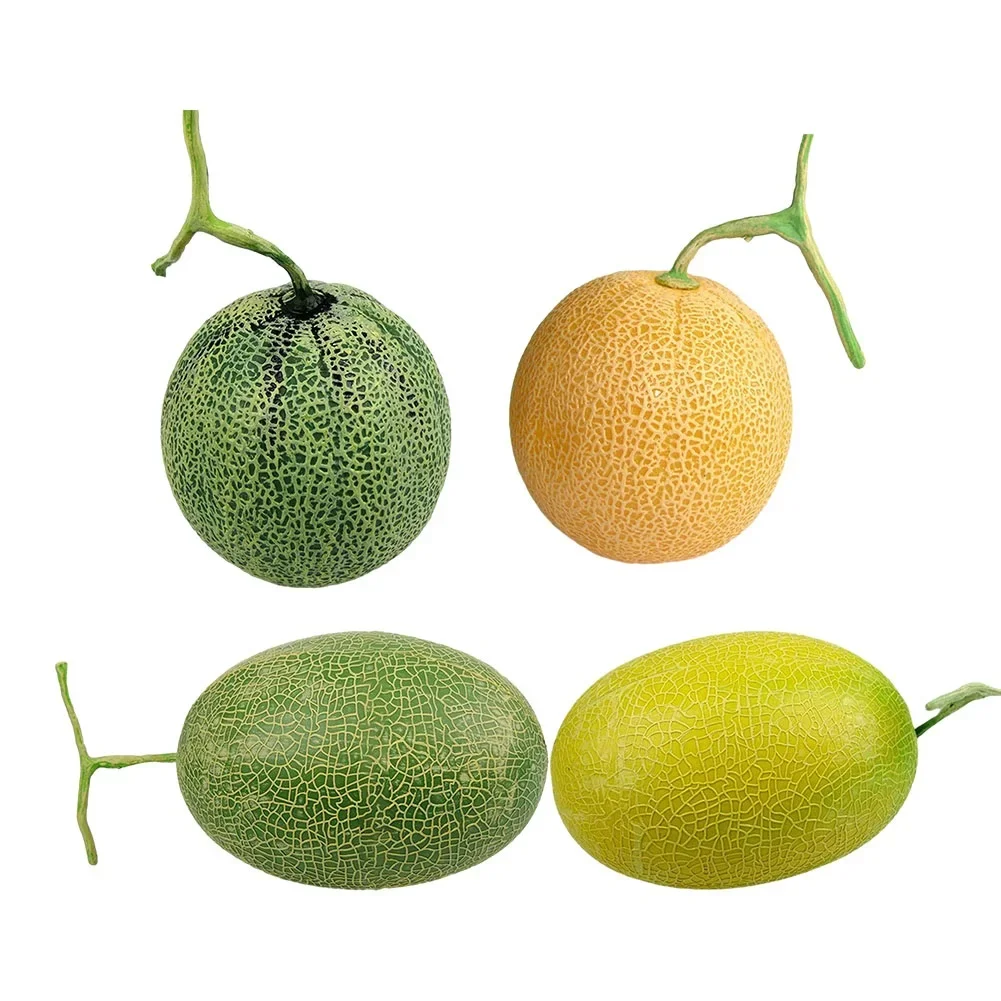 

1pc Artificial Fake Fruit High Simulation Hami Melon Photo Props Fruit Christmas Halloween Wedding Birthday Party Home Decor