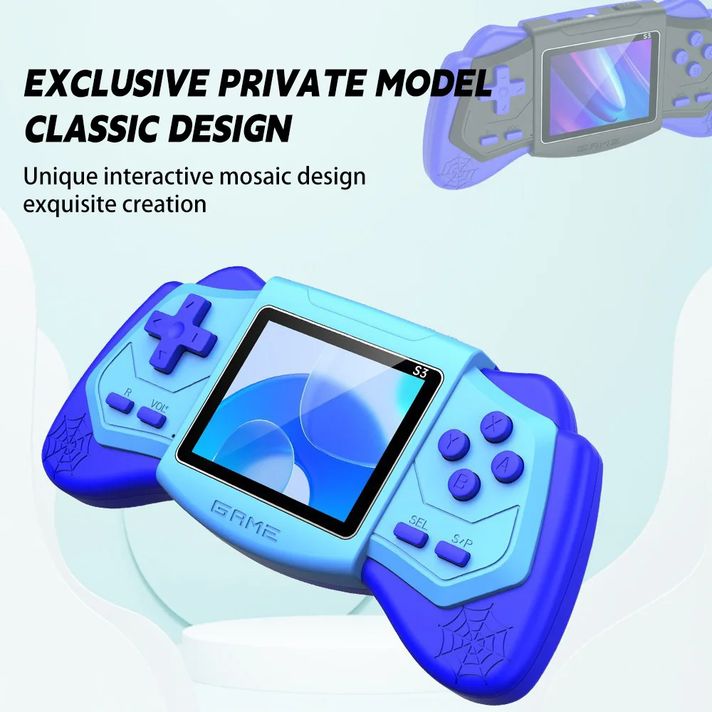 S3 Handheld Game Console With HD Screen And 520 Retro Games Arcade Machine For Kids Mini Electronic Machine Xmas Gift Game Box
