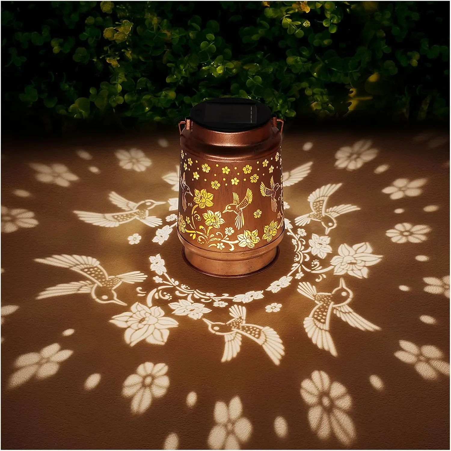 

Solar Lanterns Outdoor Waterproof Hummingbird Garden Decor Gifts For Women Mom Grandma Hanging Solar Lights Metal Decoration For Yard Patio Backyard Porch
