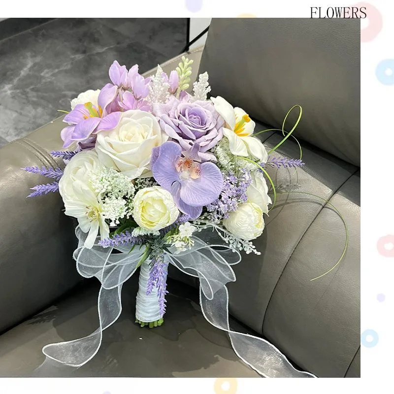 Creative Qixi Festival Engagement Bright Bouquet Finished Flowers Send Friends Girlfriend Engagement Wedding Bouquet