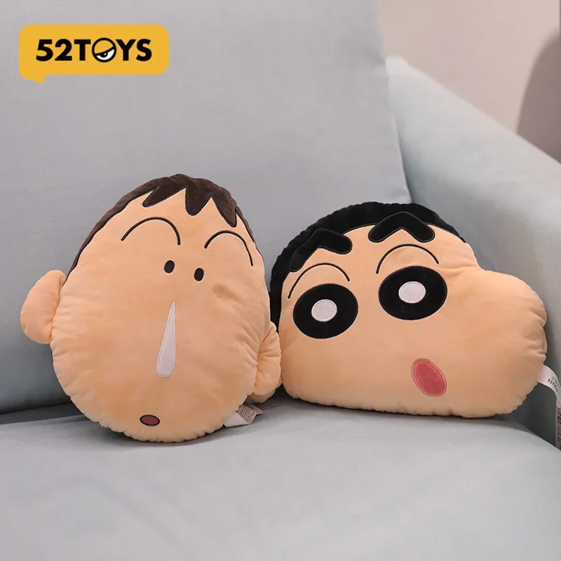 Anime Original Cartoon Crayon Shin Chan Cute Kawaii Car Accessories Seat Belt Cover Car Headrest Plush Neck Pillow Waist Cushion