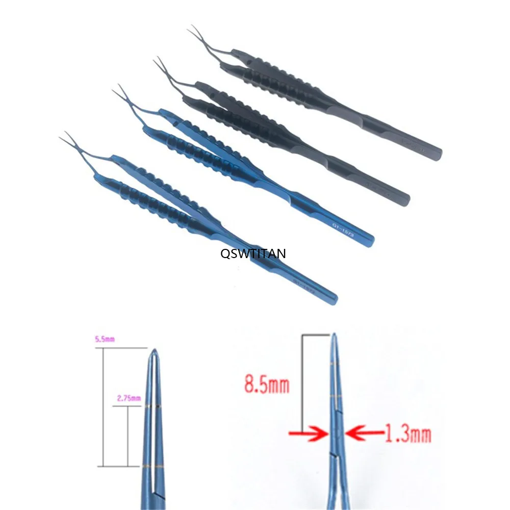 Ophthalmic Capsulorhexis Forceps Micro Forceps Titanium Tweezers Ophthalmic Forceps Ophthalmic Instruments