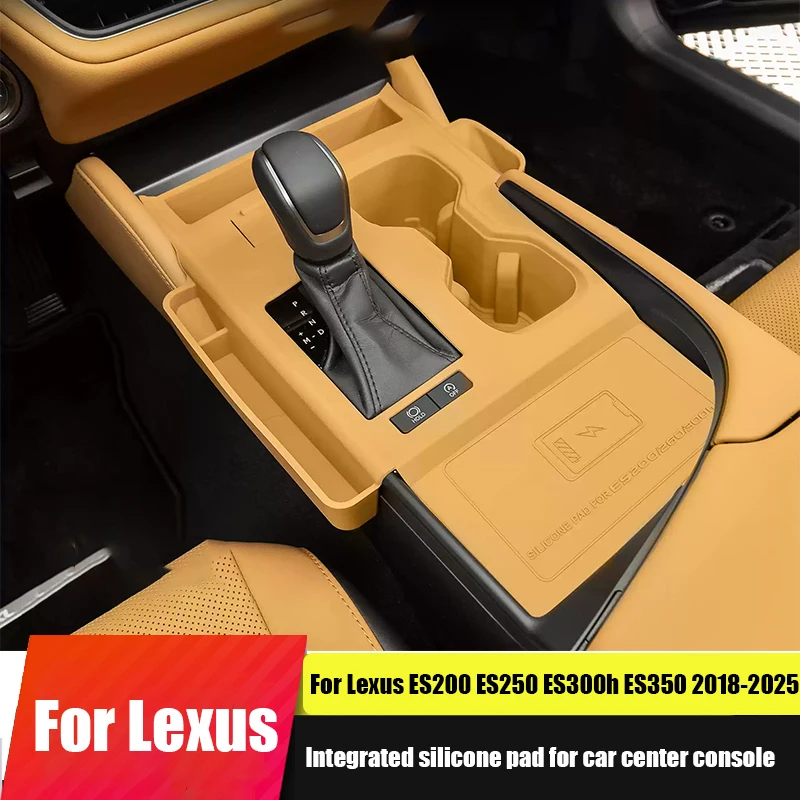 

for Lexus ES200 ES260 ES300h 2022 2023 2024 2025 Integrated silicone protective pad for car center console interior products
