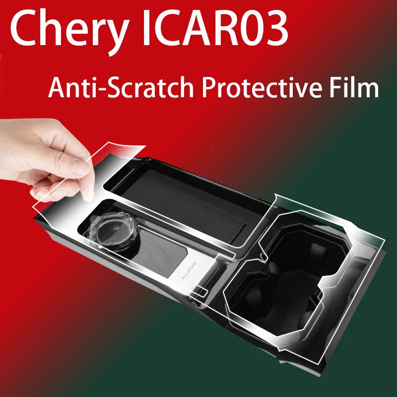 

For Chery Icar 03 Jaeco J6 EV 2024 Center Controls Modifications Interior Decals Car Decorative Accessories Supplies