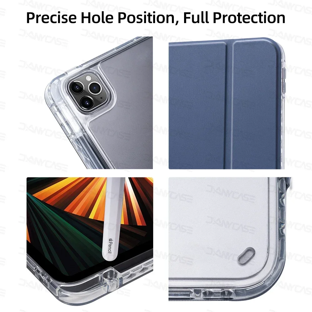 For iPad Air 11 M2 2024 Case iPad Pro 11/13 M4 10th Gen 7 8 9th 10.2 Air 4 5 10.9 Pro 12.9 5/6th Magnetic Separation Cover