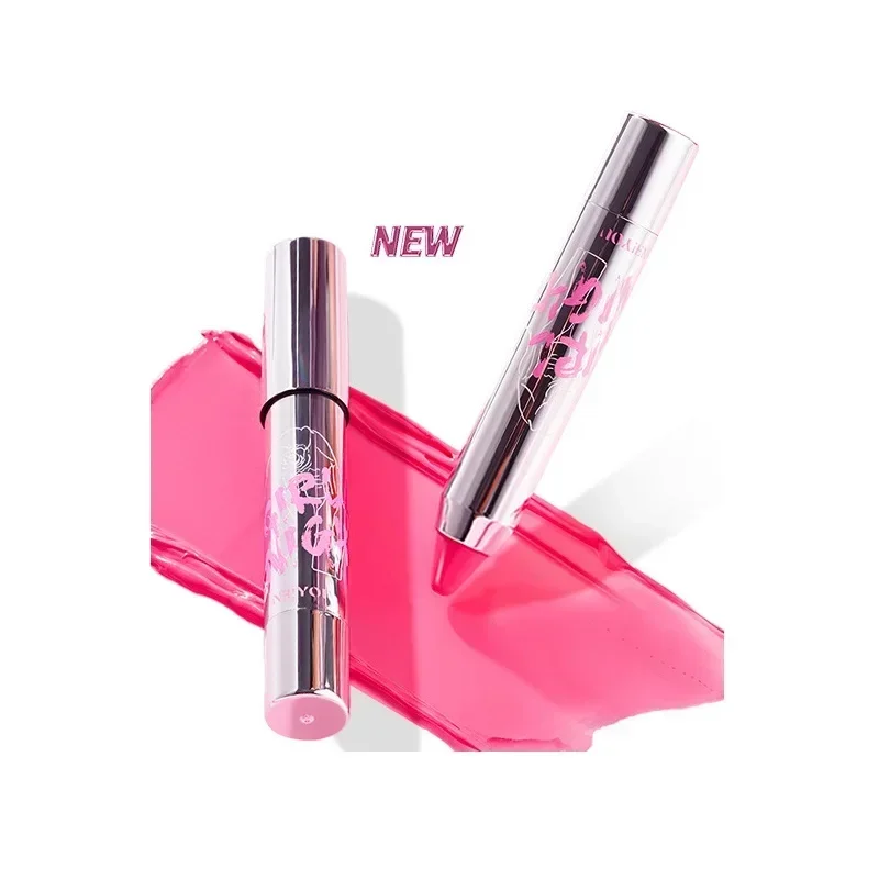 บลัชครีมเนียวยู บลัชออนเนื้อครีมแบบดินสอ สีพีชชมพู ติดทนนาน ช่วยให้ผิวหน้าดูสว่างขึ้น เครื่องสำอางเรียร์บิวตี้