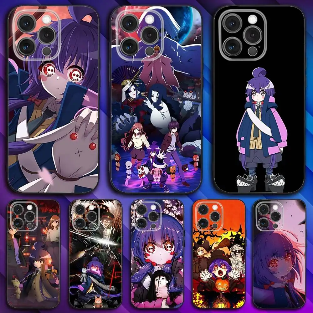 

D-Dark Anime Gathering Phone Case For iPhone 17,16,15,14,13,12,11,Pro,Max,Plus,X,XS,SE4,E,Mini,Soft Black Case