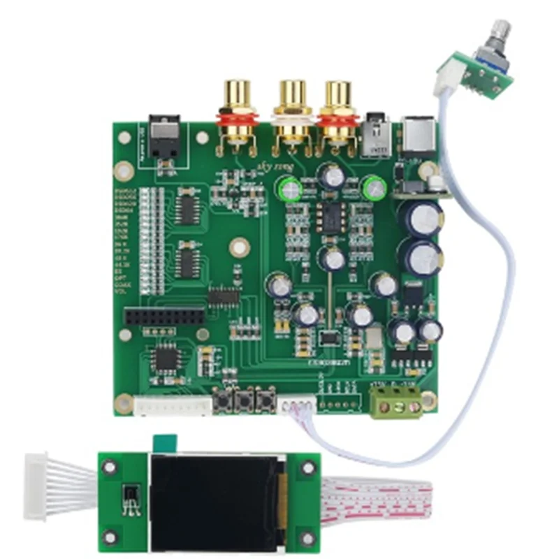 

DAC Board High Quality DAC Board Decoder Board For Sky Song ES9038Q2M With USB Input Interface Gold-Plated RCA-ABIU